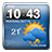 Cool Weather Clock Widgets icon