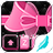 Pink bow icon