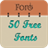 50 Fonts for Samsung Galaxy 11 icon