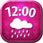 Pink Clock Weather Widget 5.0