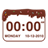 Cute Chocolate Cake Clock Widget icon