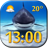 Shark Clock Weather Widget icon