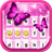 Pink Glitter Emoticon Keyboard 1.0