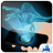 3d hologram dino camera simulator icon