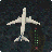 Airplane Night Flight Time Simulator icon