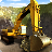 Construction Excavator 3D Sim icon