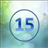 Sliding number puzzle icon