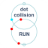 dot collision RUN icon