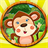 Curious Monkey Brown Games icon
