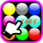 Glow Bubbles Matcher icon
