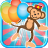 Match Monkey Bubble Balloon icon