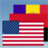 National flags for kids icon