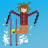 Pixel Skier icon