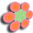 Six Flower simple icon