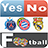 Yes No Football Logo icon