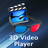 3d video player icon