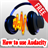 How to use Audacity APK Download