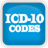 ICD 10 Codes 2012 Free icon