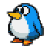 Traveller penguin icon