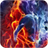 3D Flame icon