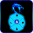 Blue Neon Dragon icon
