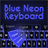 Blue Neon Keyboard icon