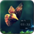Butterfly Digital Clock Live Wallpaper icon