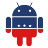 Captain Android 3D icon