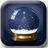 Christmas glass ball icon