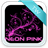 Color Keyboard Neon Pink icon