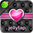 Elegant Heart Pink GO Keyboard APK Download