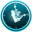 Fairy Blue Clock icon