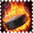 Fiery puck icon