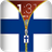 Finland Flag Zipper Lockscreen icon