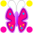 Butterfly flowers 4 DoodleText! version 1.2