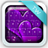 GO Keyboard Purple Hearts icon