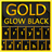 GO Keyboard Gold Glow Black Theme icon