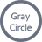 Gray Circle icon