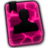 Hot Pink Giraffe GO Contacts Theme icon