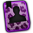 Purple Leopard GO Contacts Theme icon