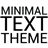 Minimal Black Text (FREE) icon
