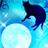 Moon and Blackcat Kirakira free icon