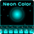 Neon Blue Keyboard 4.172.54.79