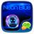 GO SMS Neon Blue version 4.160.100.84