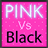 GO Keyboard Pretty Pink vs Black Theme icon