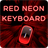Red Neon Keyboard icon