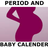 PERIOD AND BABY CALENDER icon