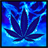 Blue Weed Rasta Keyboard icon