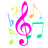 Color music icon