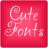 Cute Free Font Theme icon